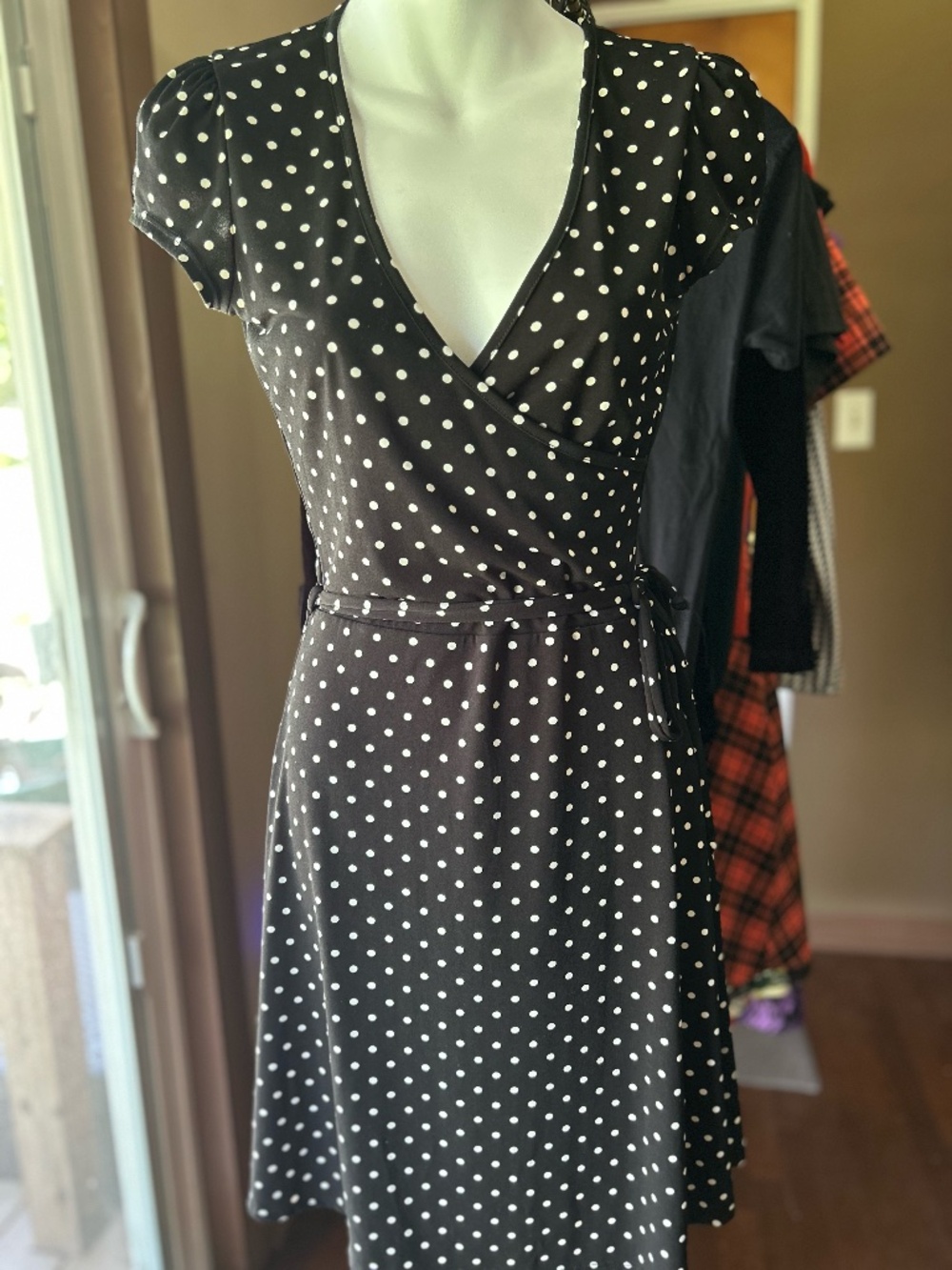 1940’s style polka dot dress Small
